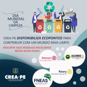 Crea-PE participa do Dia Mundial da Limpeza
